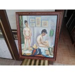 Средна картина масло на платно Испания - 3717